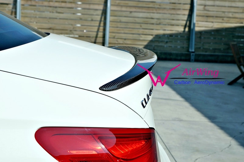 W117 - AMG style Carbon Trunk Spoiler 02